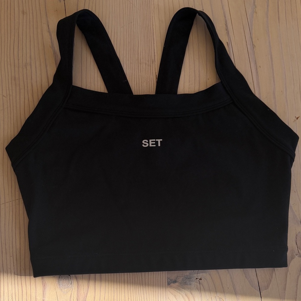 Set Active SPORTBODY® CAMI CROP - ONYX (Size S)